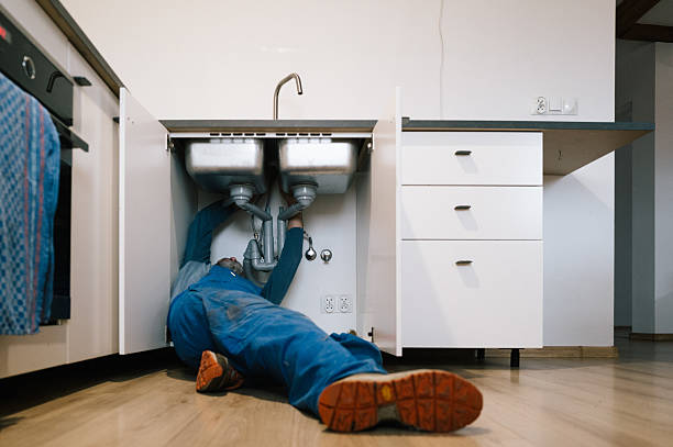Professional Emergency Plumber technician working in Ellerbe, NC